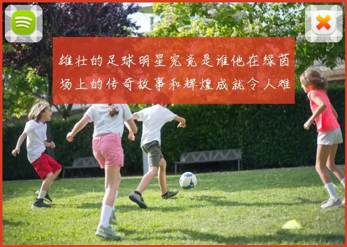 雄壮的足球明星究竟是谁他在绿茵场上的传奇故事和辉煌成就令人难以忘怀