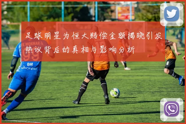 足球明星为恒大赔偿金额揭晓引发热议背后的真相与影响分析